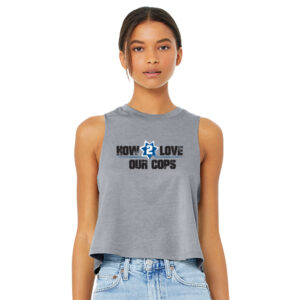 BELLA+CANVAS Women's Racerback Cropped Tank