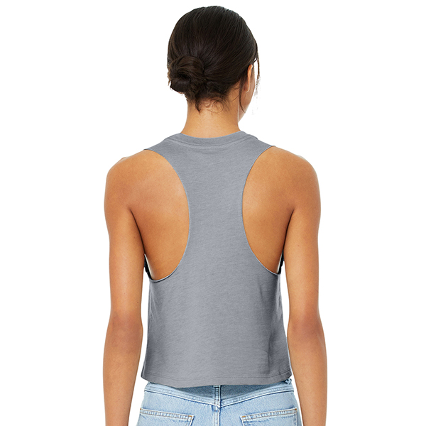 BELLA+CANVAS Women's Racerback Cropped Tank - Image 3